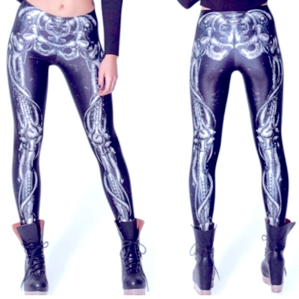 EUC Shichigoro Mechanical Bones leggings